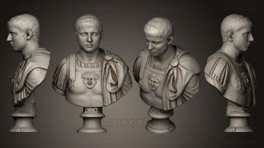Busts and heads antique and historical (BUSTA_0565) 3D model for CNC machine